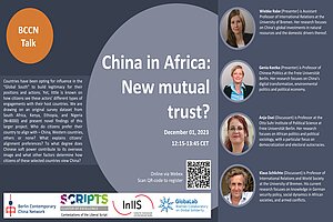 China in Africa: New mutual trust? | Berlin Contemporary China Network